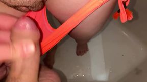 She Surprises Me by Urinating when I Ejaculate in Her Bikini