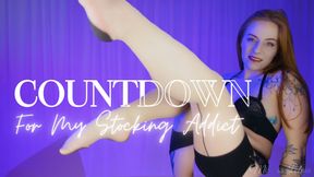 Countdown For My Stockings Addict : Mistress Lola Gives You Orgasm Control Edging Games JOI Jerk Off Instruction In Gorgeous Vintage Lingerie And Nylo