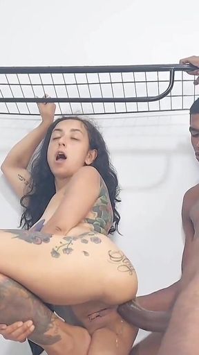 30 Minutes of Standing Anal - Interracial BBC - 0% Pussy