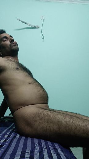 Indian desi police officer get rest and masterbation