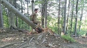 Hardcore Outdoor: Rough Handjob in Fresh Air
