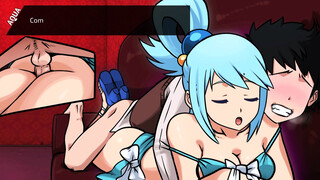 AQUA!! Herself!! And to pound her....