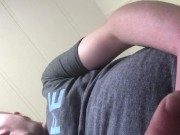 Foreskin Play while Camming Post Orgasm! Finger Foreskin, Tip Rubbing!