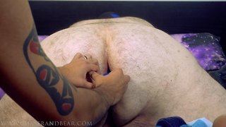 Chasers interacts with bear in an intimate manner.