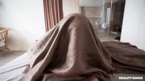 ”Sexy redhead longs for attention & she gets it by a big cock in POV”