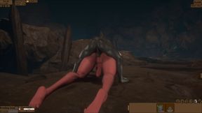 sexy futa fucked and bred by cave goblins