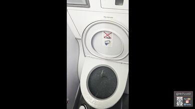 Taking a piss on a plane at a mile high