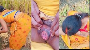 Desi Bhabhi Fucked in Paddy Field