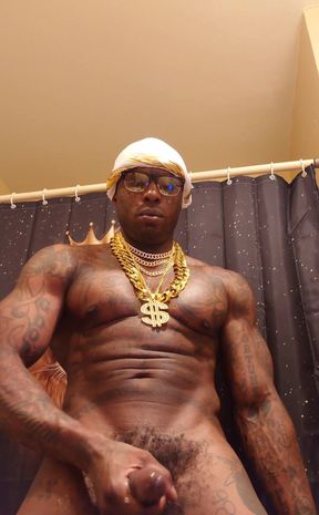 Tall Dark Chocolate Muscles Tattoos Hairy BBC Hallelujah Johnson Masturbating