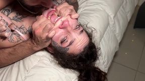 rebekah rose submissive tattooed woman cries with pleasure as she receives hardcore sex!