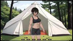 Tomboy Sex in Forest HENTAI Game Ep.3 outdoor creampie my GF at the beach