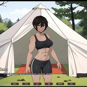 Tomboy Sex in Forest HENTAI Game Ep.3 outdoor creampie my GF at the beach