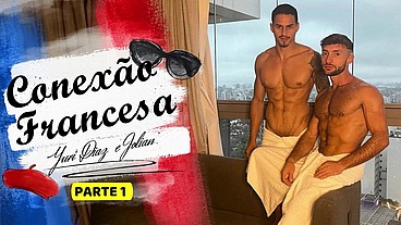 Amigo francês veio ao Brasil só pra experimentar uma pica diferente - Completo
