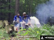 HETEROFLEXIBLE - Curious Str8 Hunks Skyy Knox & Tony D'Angelo Fuck In The Woods - SPANISH SUBTITLES
