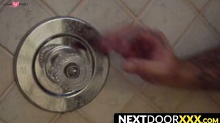 NextDoorXXX.com - Masked jock bare drills his man after an intense blowjob