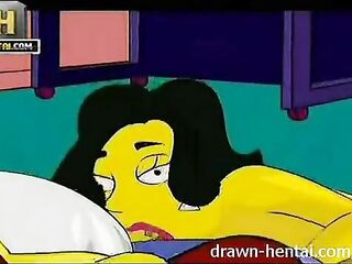 DRAWN COMICS - Simpsons Porn - 3Some