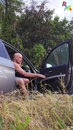 Took a Short Break From Driving on a Summers Evening... Cars Driving by Almost Caught!