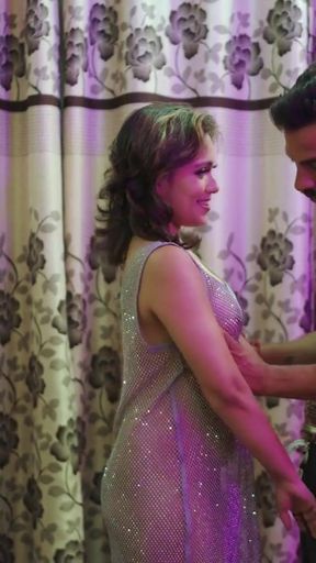 Captivating moment from &quot;Beautiful Indian wife is encouraging her husband to have sex by changing clothes&quot;