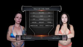 nikki sequoia vs song lee female wrestling