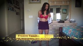 Frozen Tomiko Stripping 5