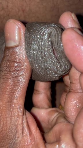 Indian desi boy cock with white colour