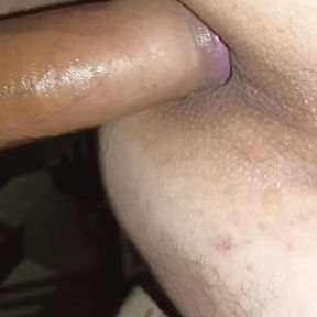 A young point was gouged with a big dick and filled with sperm !