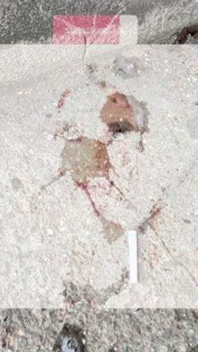 Blondie girl is smoking and lot of spitting aggressively POV distance spit