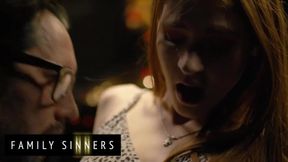 Stepdad Destroys Naughty Stepdaughter Raw Cowgirl Pounding Hardcore Fuck