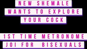 AUDIO ONLY - Young 18 yr old shemale explores sexuality with you JOI CEI