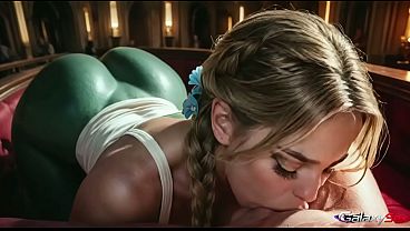 The alien is trying to be like us, but she can'_t always do it because my dick disrupts her concentration.[AI]