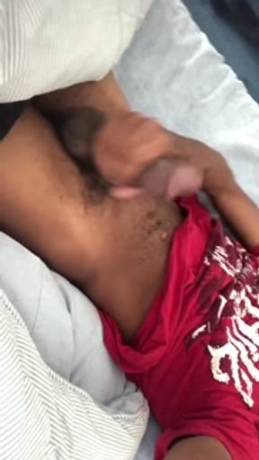 Sexy Teen Dude Jacking Off His BBC &amp; Fucked Around And Nutted!