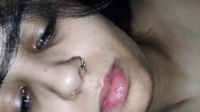 Latika's hubby plows her large boobs in hard sex