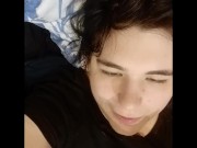 Free viewer request(1/15): I stroke my girldick and swallow my fluids. (Cumshot included)