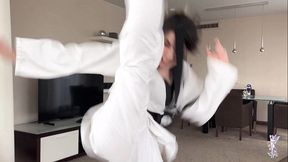 ziva fey - taekwondo tko feet femdom