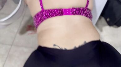 Mi SUEGRO me when I get stuck in the WASHING MACHINE, I thought it was my NEW ups