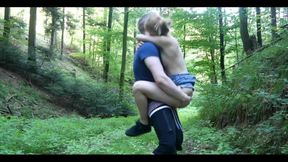 Sex in the Woods! I Made a Nice Trip in the Forest and Took the Camera with Me and Filmed It. Have Fun!