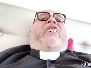 PutaLocura - Overweight Spanish gal with a large booty Laura Baby confesses to banging Father Damián