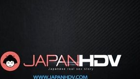 Reality smut with amorous one and only from Japan HDV
