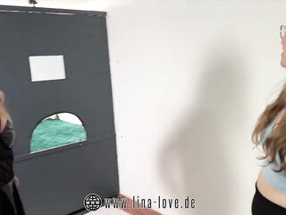 Mega Squirt in the Gloryhole! Banged by the Stranger to the Creampie!