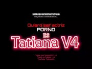 Tatiana V4 de Cali, Colômbia fodendo em seu lindo espartilho branco