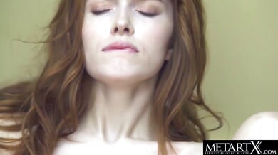 Redheaded MILF Jia Lissa teases and masturbates in private