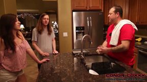 Getting in a Quick Fuck While Stepdad's Away