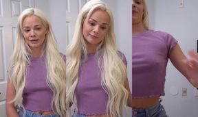 Elsa Jean Makes A Deal with Kinky Stepbro Playing With His Cock For Pocket Change 3