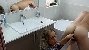 Eating, Rimming & Pegging His Ass In The Bathroom So I Can Eat His Hot Cum - Min Moo