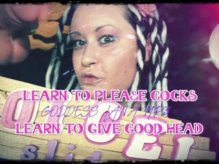 Learn to please dongs learn to give valuable head