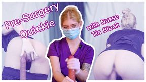 Helpful Nurse Tia Black Empties Your Balls Before Surgery