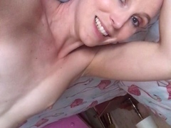 Blonde emo amateur solo masturbation