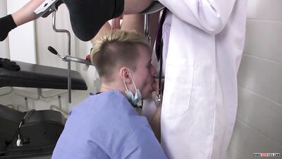 Doctors Appointment: Gay Trio Visit for Medical Examination and Anal Fun