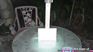 Teenagers Stepsister's Jerkoff Prank - Mackenzie Mace -