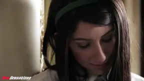 Hotty little white college Karina plays naughty games